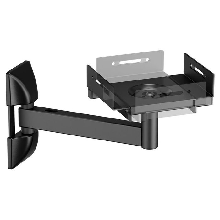 Aisens Soporte Universal de Pared Giratorio e Inclinable para Altavoces SPK05U-421, Negro